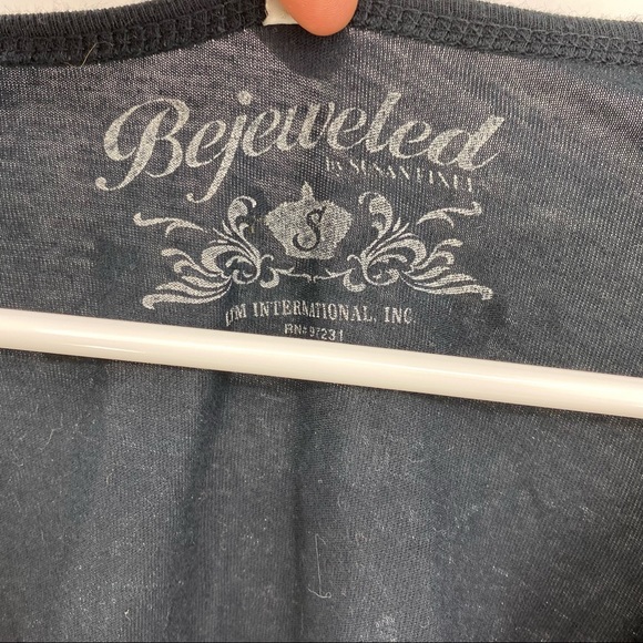 Bejeweled Susan Bixel Long Sleeve Shirt Small - Picture 8 of 9